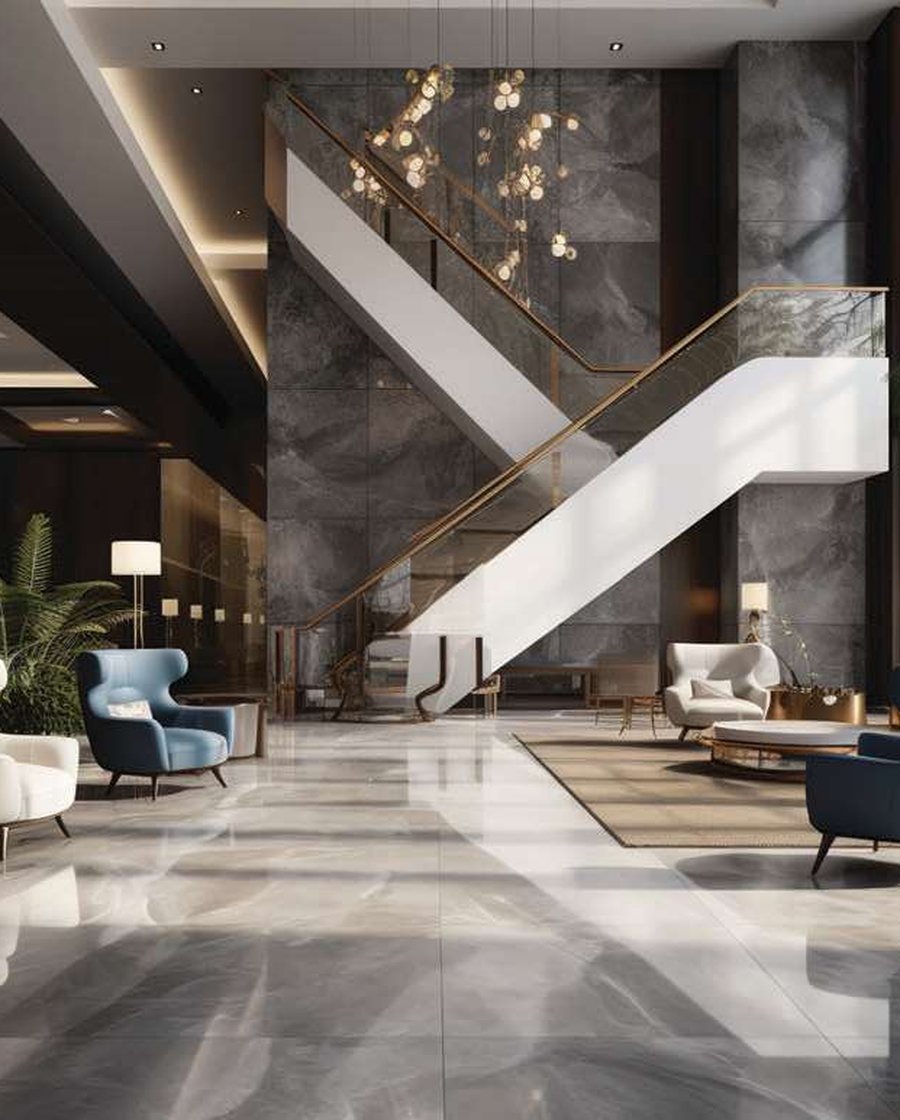 Large-format ceramic tiles